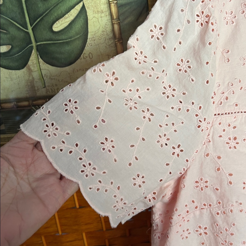 Talbots peach top - Picture 3 of 7